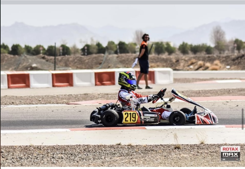 HARRY HANNAM, MEGA JOB IN THE ROTAX MAX CHALLENGE UAE OPENING ROUND.